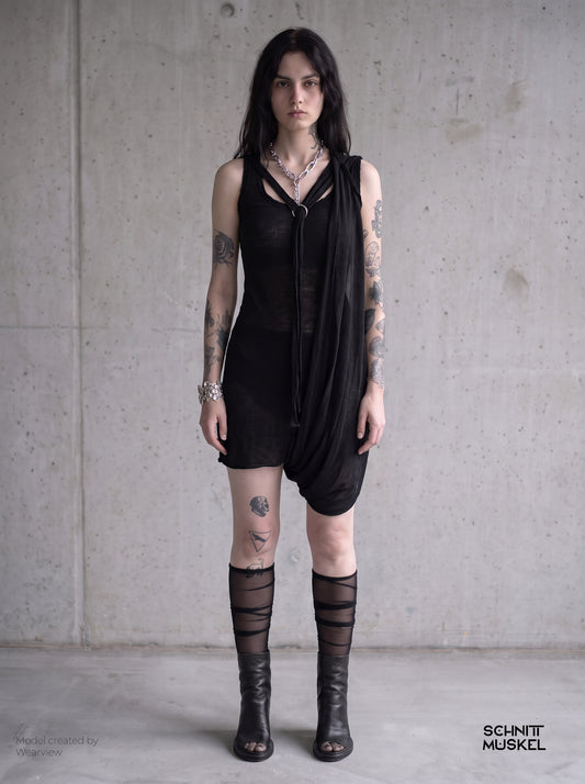 Gothic Socken, schwarze Netzsocken, schwarze Netzkniestrümpfe, feine Netzkniestrümpfe, mesh Kniestrümpfe, Gothic Kniestrümpfe