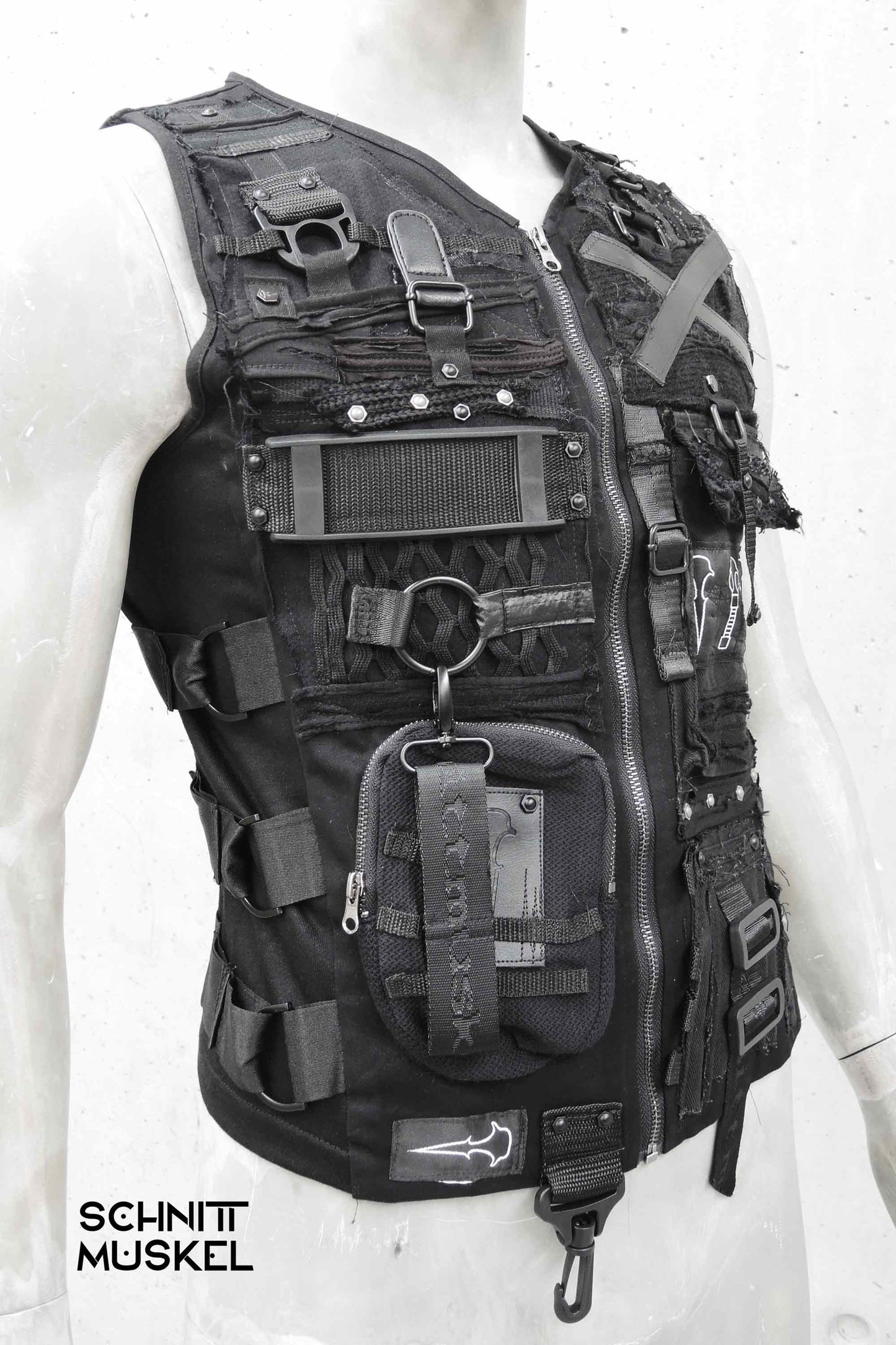 Combat Weste, Utility Weste, Cyberweste, Darkcyberweste, Gothicweste, Teknostyle, darkcyberfashion