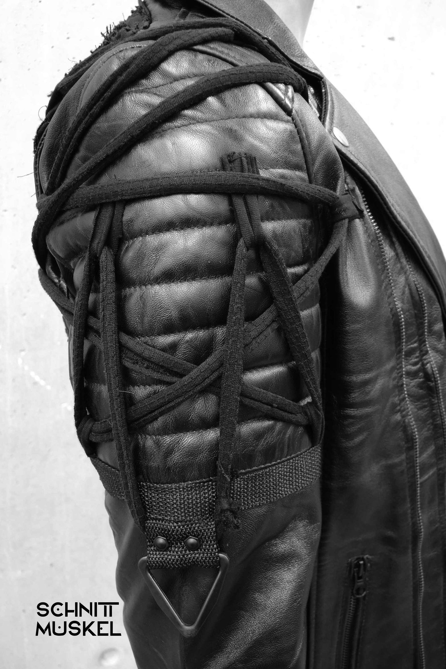 Unikat Bikerjacke, Unikatjacke, Gothicjacke, Rockstaracke, destroyed Lederjacke, Customized Biker jacket
