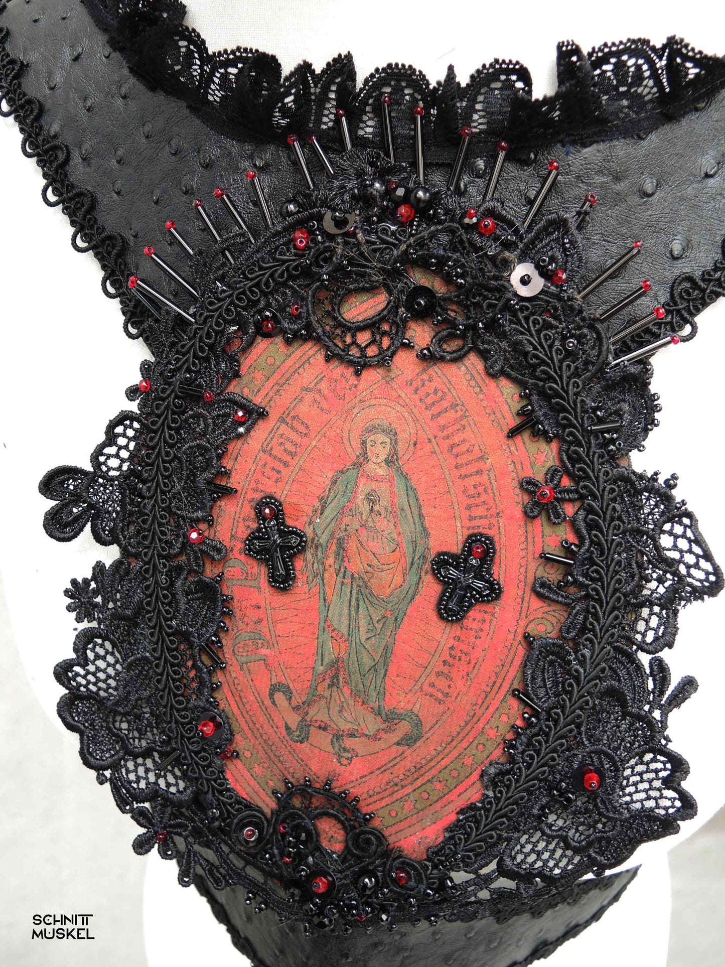 Harness Holy, Bibelharness, Holy bible harness, Holyfashion, Heilige Maria Harness, Gothicharness