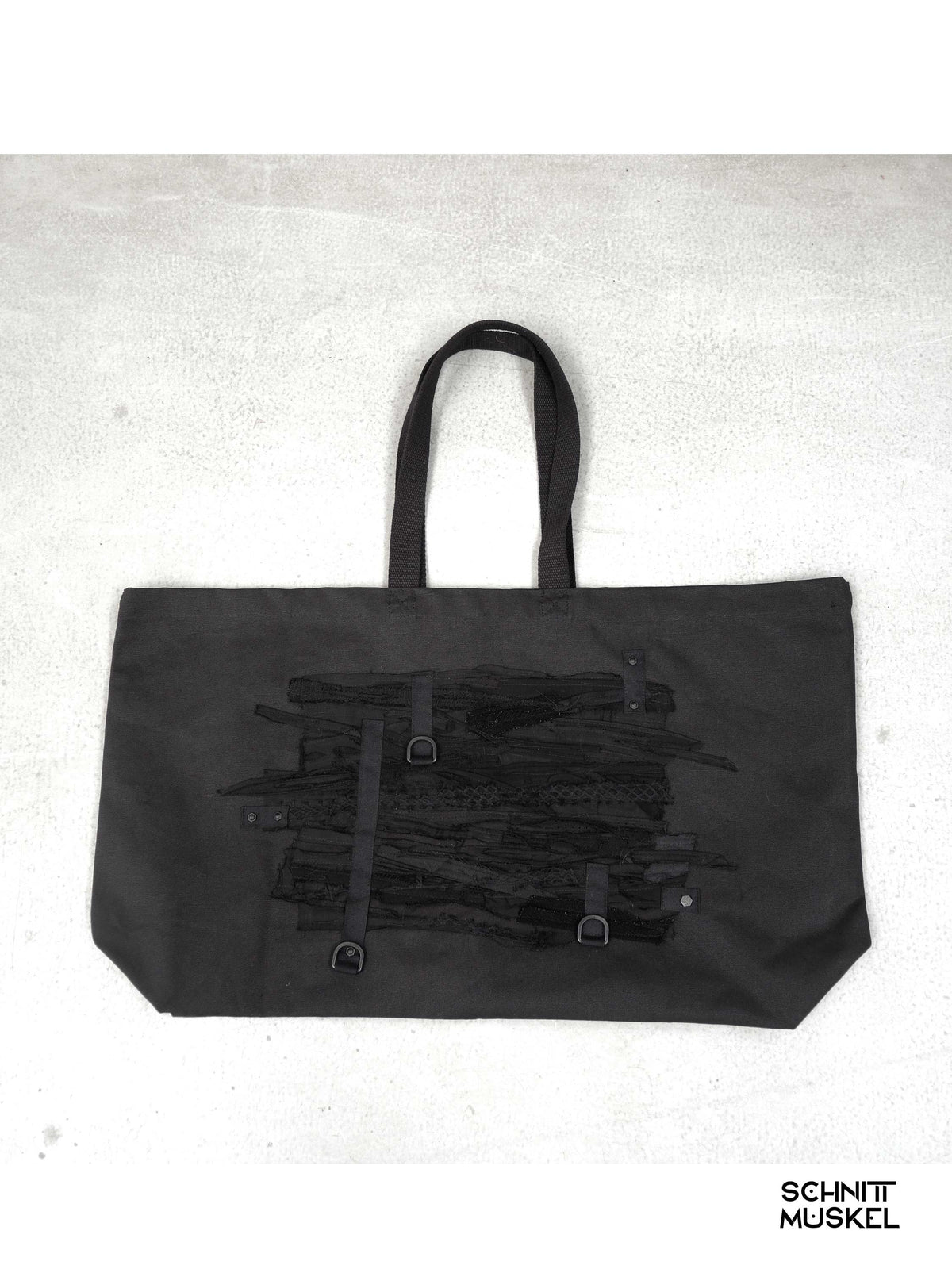 grosser Shopper, große Tasche, riesige schwarze Tasche, Gothic Shopper, Tasche destroyed, Shopper Schwarz