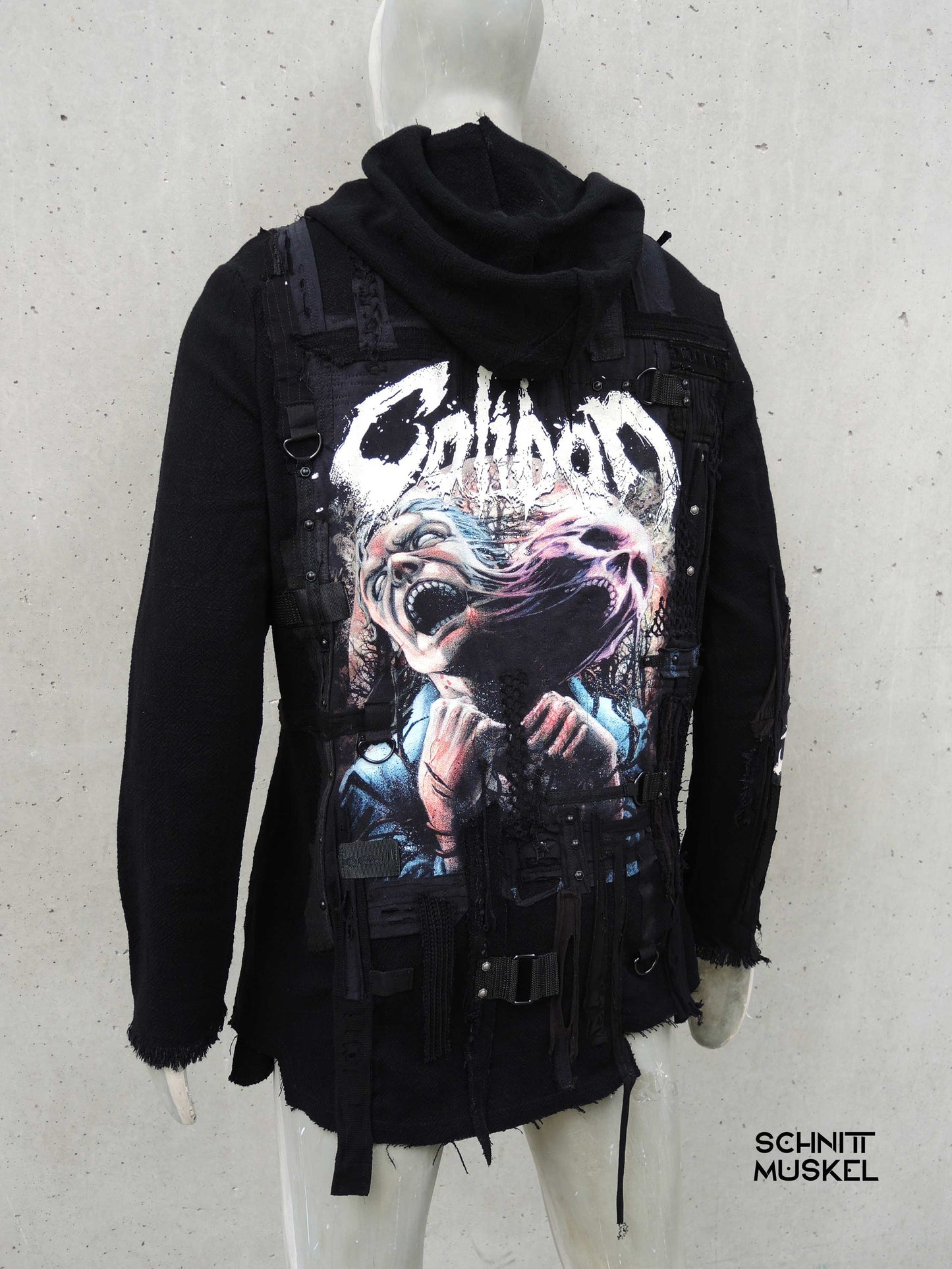 Calibanmerch, Caliban, Calibanfan, Calibanjacke, darkwear, Metalkutte, Metaljacke, Calibanpatch, Calibanunikat