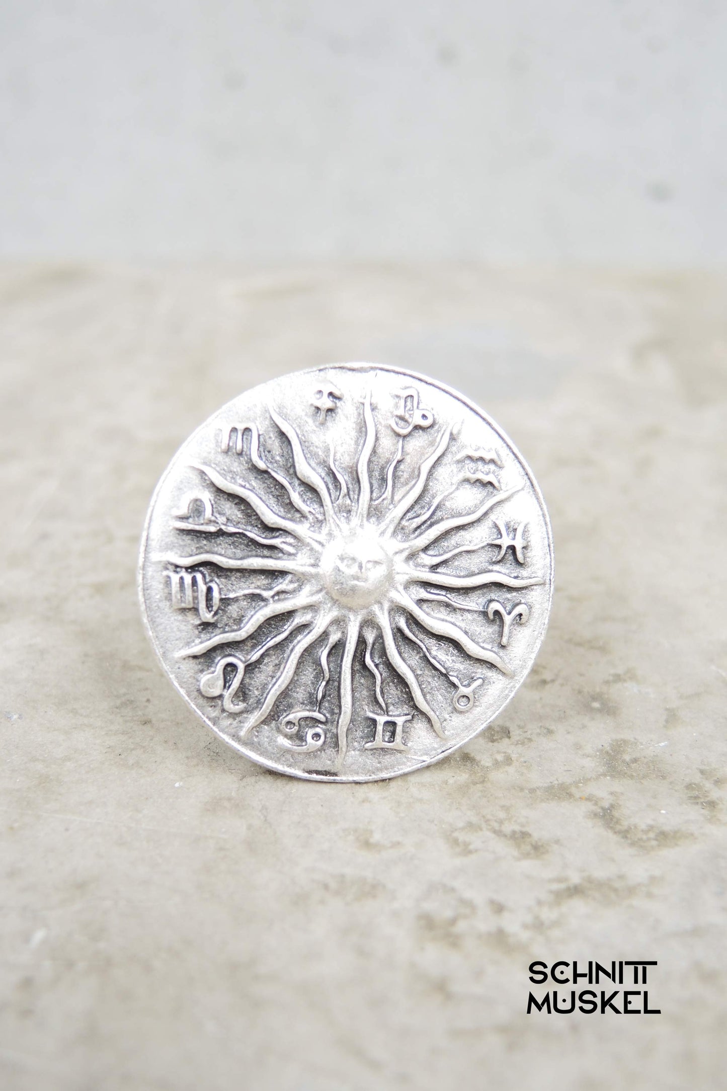 Ring Zodiak, Fingerring Sternzeichen, Sternzeichenring, ZAMAK Schmuck