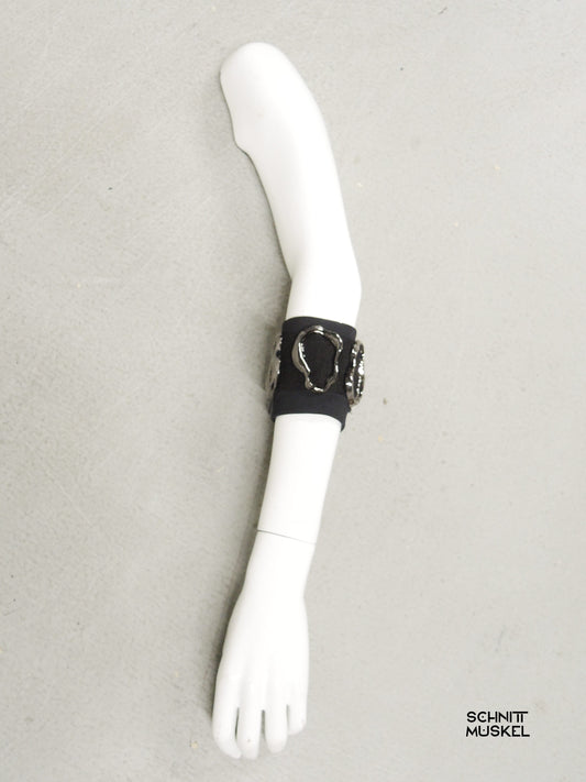 darkavantgarde Armband, Stoffschmuck, dark, Gothic, Gothicavantgarde