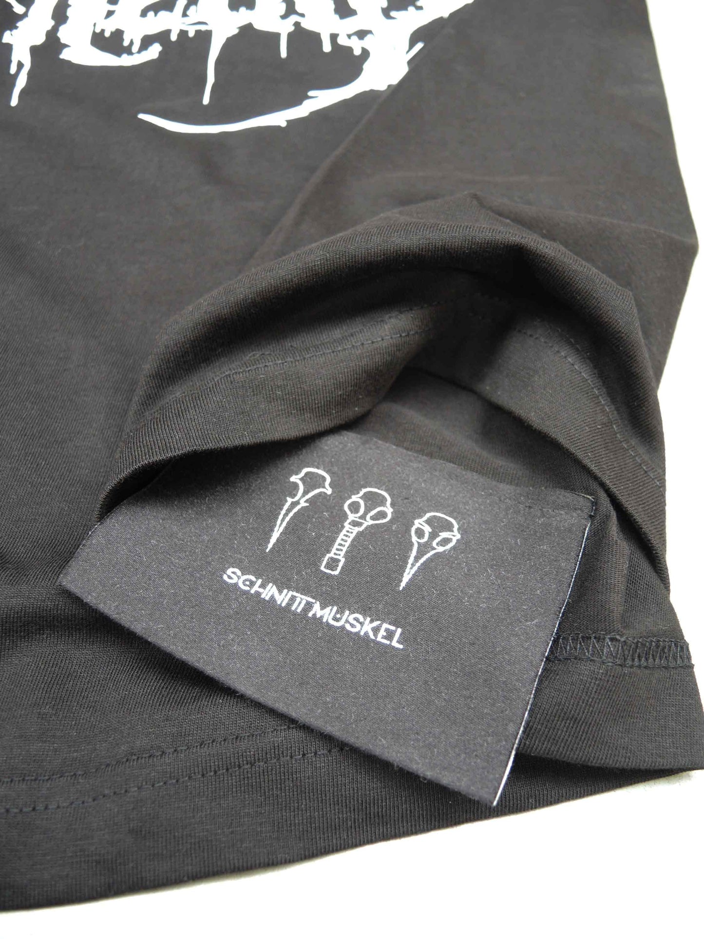Schnitthead, Schnittmuskel T-Shirt, darkwear, darcyberfashion, Gothicshirt, Raveshirt, Gothic T-Shirt für Herren, postapokalyptisches Shirt, Black Metal Shirt