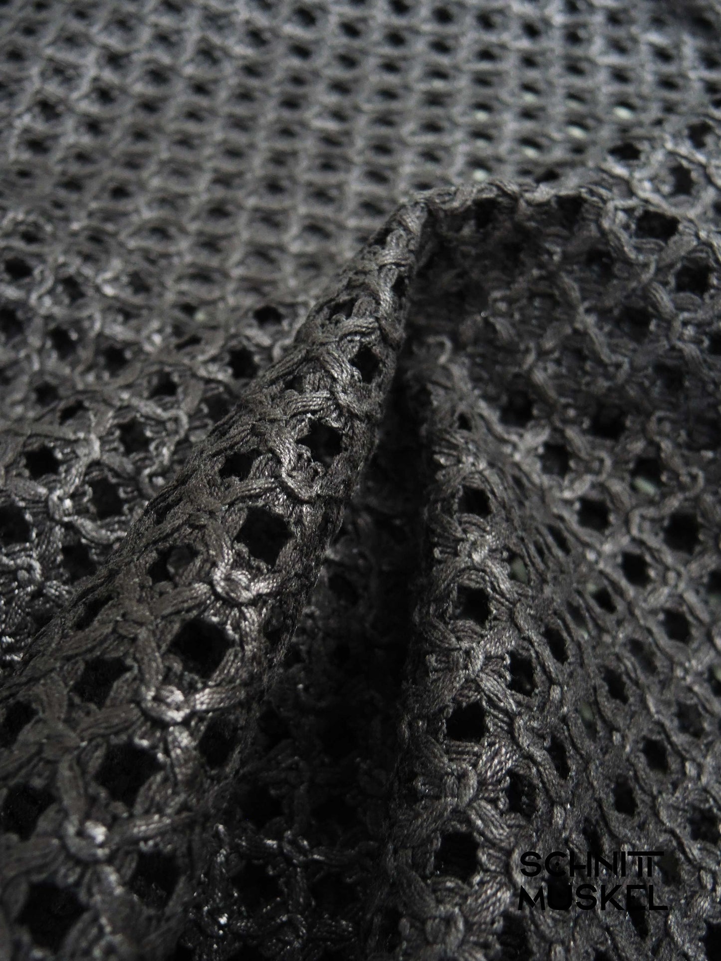 Netzrock, schwarzer Netzrock, schwarzer Spitzenrock, Gothicrock, kinky Rock,langer Netzrock
