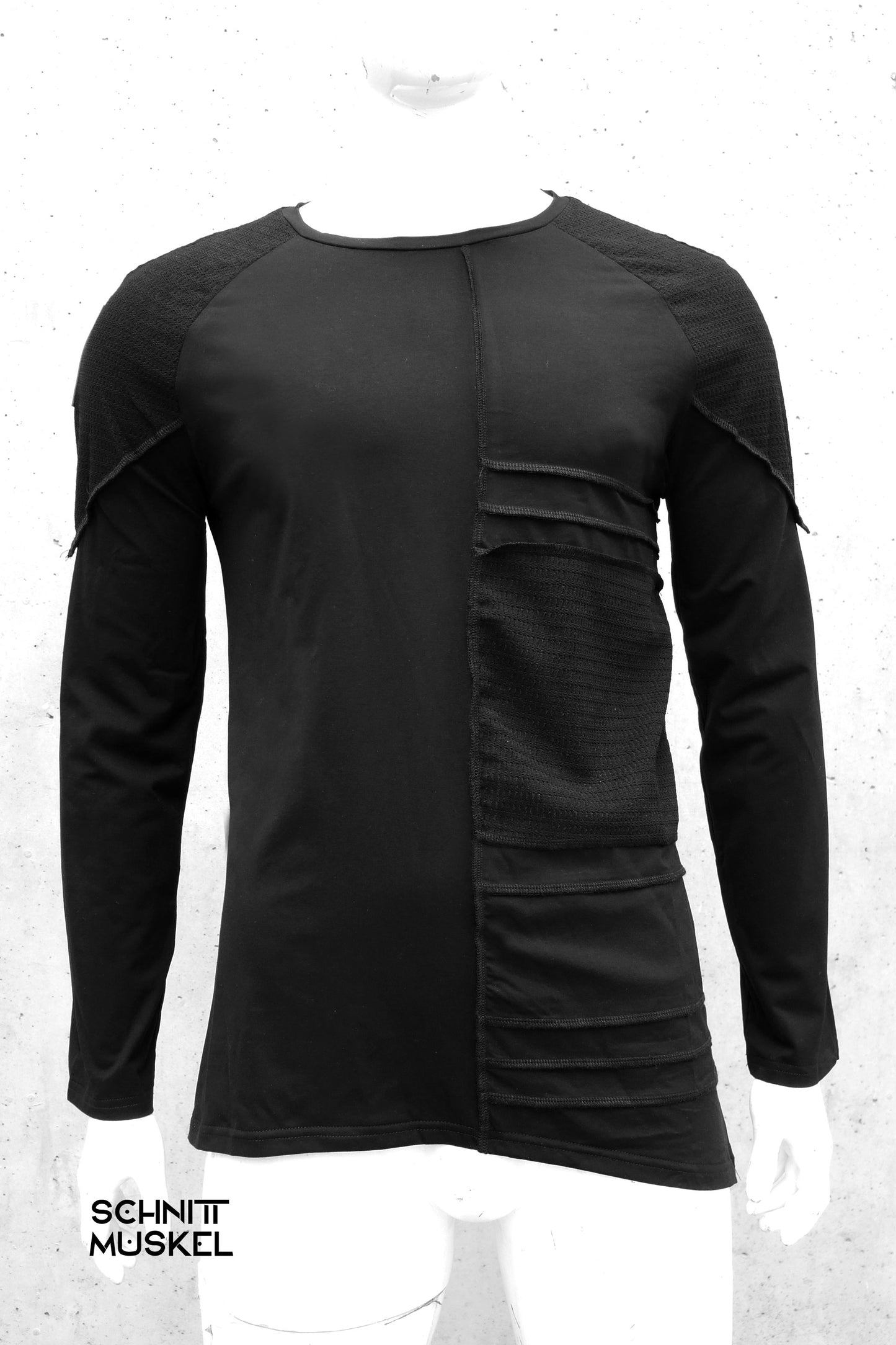 Gothiclangarmshirt für Herren, Gothicshirt, darkwear langarmshirt, darkavantgarde Mode für Herren, Festivalfashion, Festivaloutfit