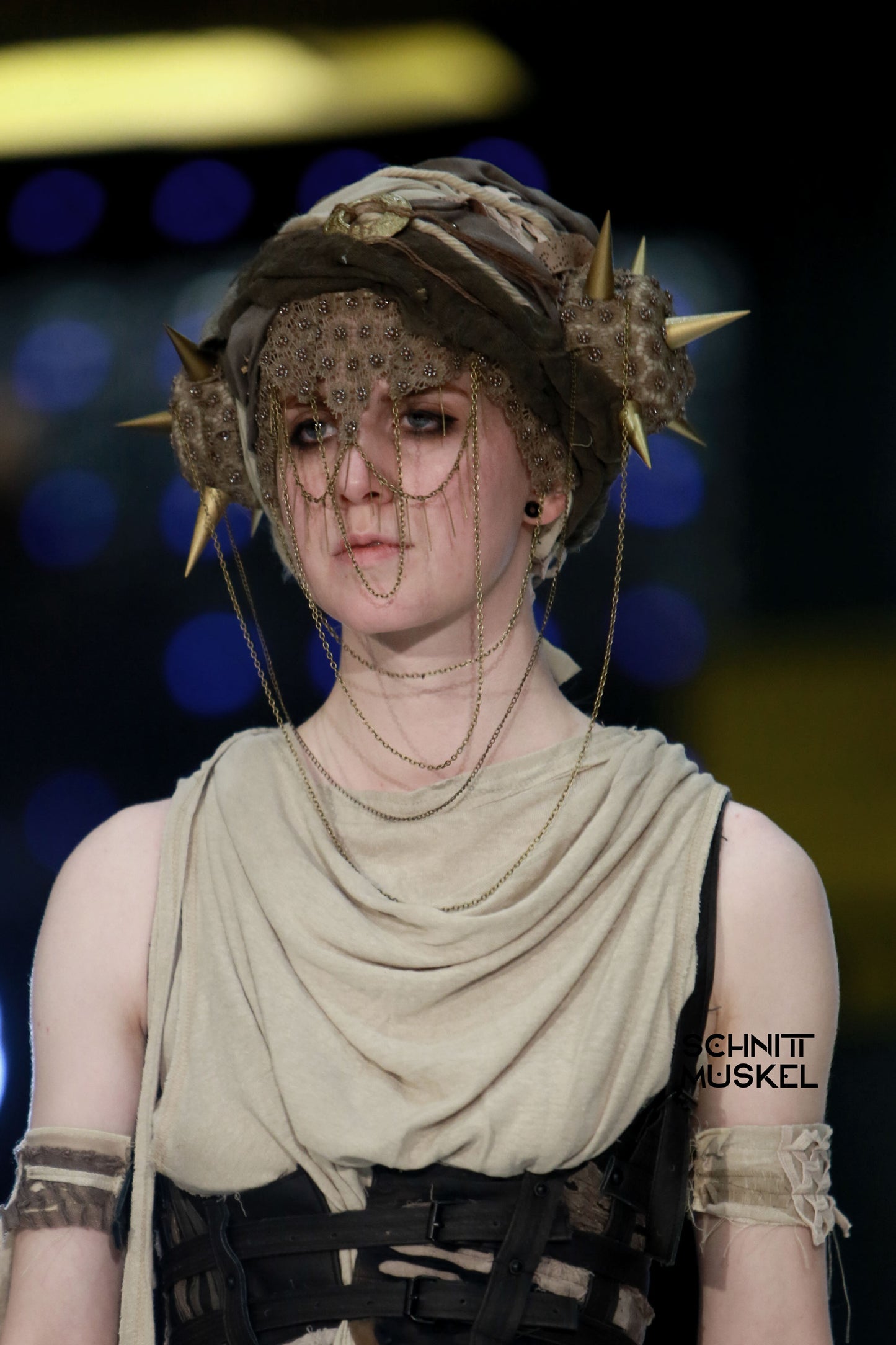 Dune Kopfschmuck, burningman headdress, Dune headdress, Turban, Wüstenturban, Wastelandkopfschmuck, wastelandheaddress, Starwars headdress, Starwars Kopfschmuck, nomad turban, Nomadenkopfschmuck, Wüstenstyle, Wüstenturban, Wüstenprinzessin, Wüstenprinzessin Kopfschmuck