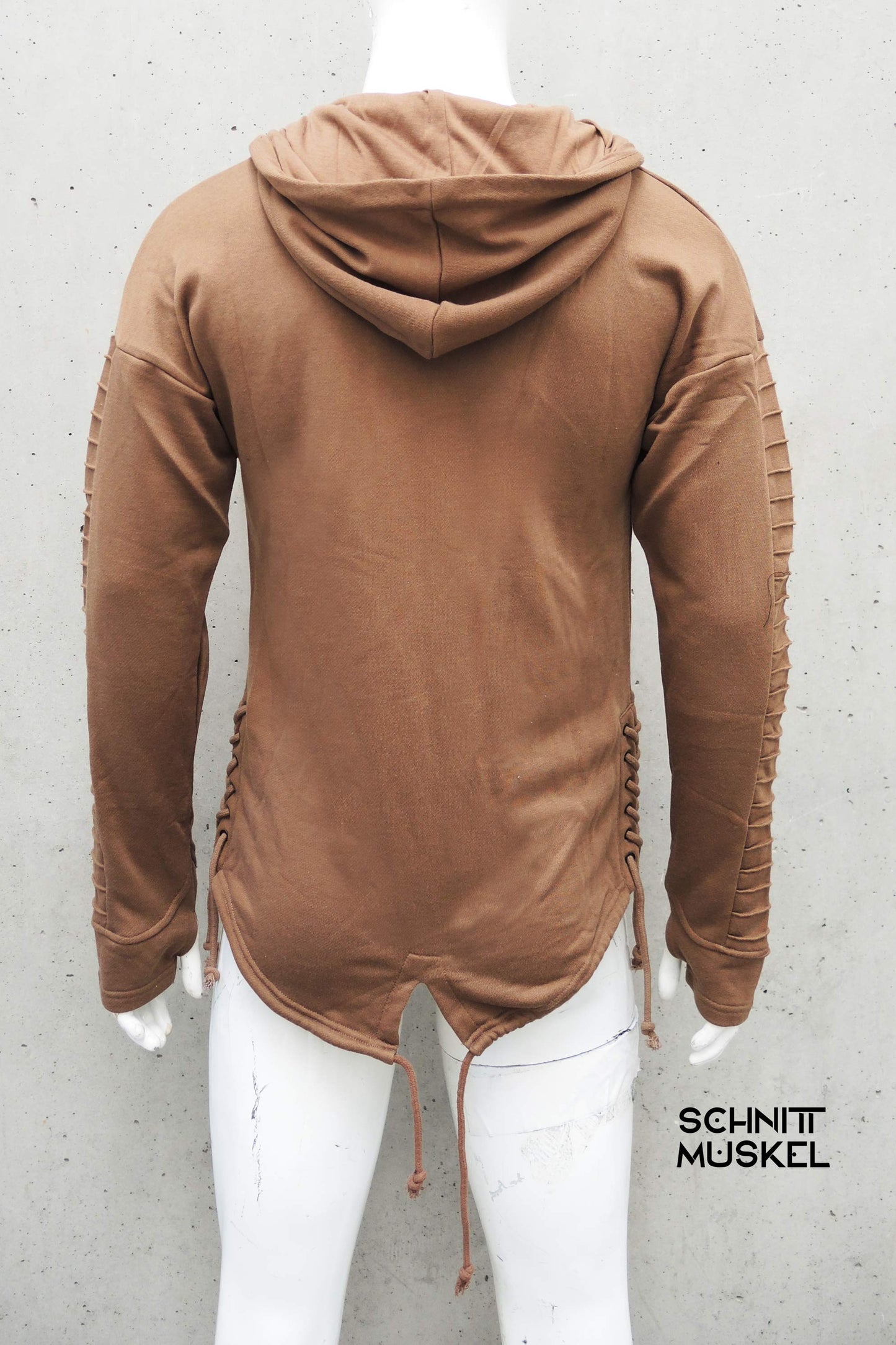 Hoodiejacke sand, Hoodiejacke ocker, Dunestyle, Burningmanoutfit, altwear