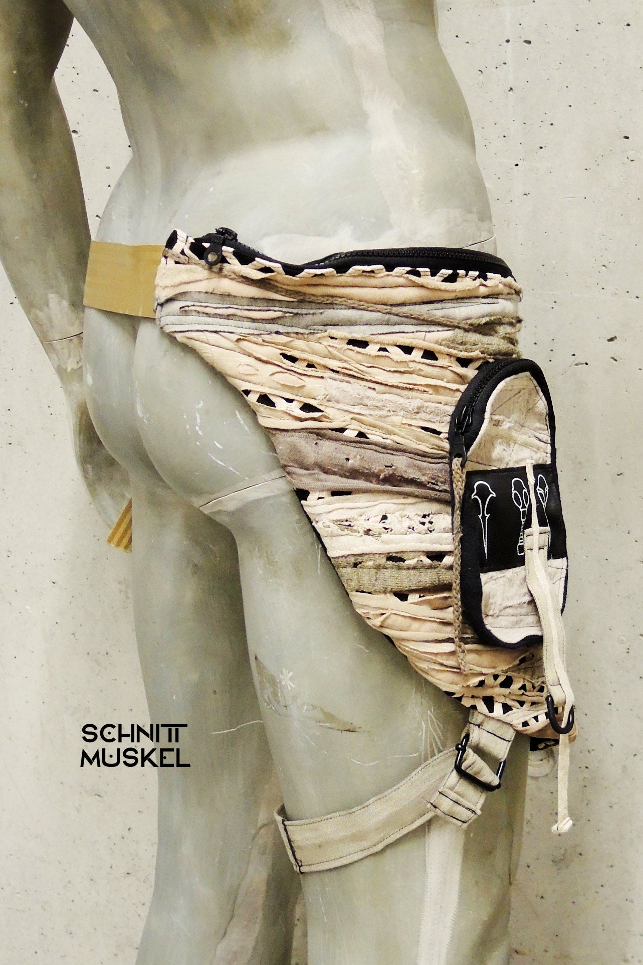 Hüfttasche, Festivaltasche, WÜstentasche, Burningman outfit, madmaxstyle,