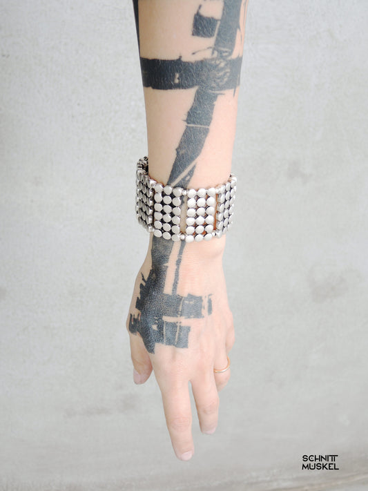 nicht allergener Schmuck, breites Armband, Darkavantgarde Schmuck