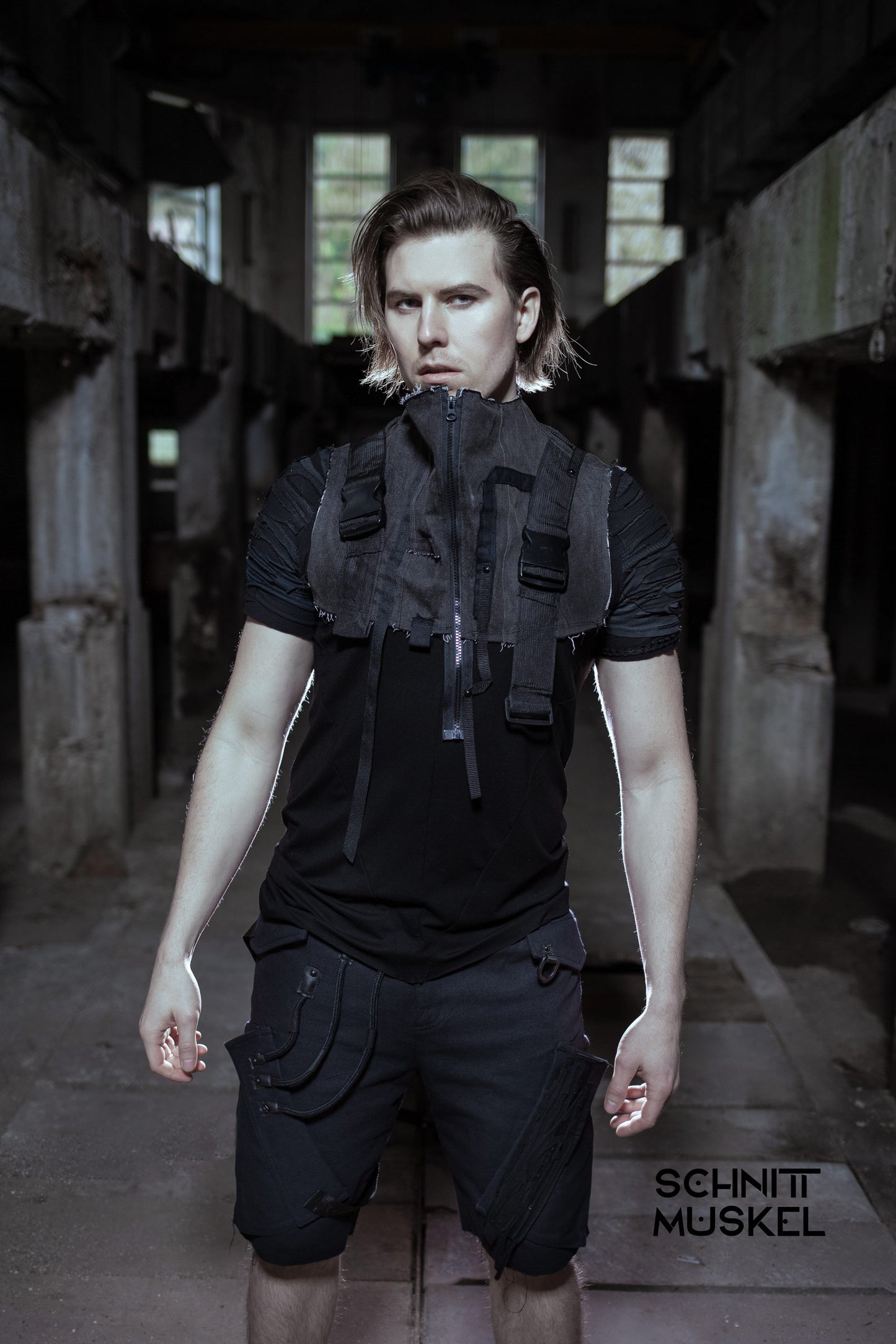 darkcyberfashion, darkcyber, shrug for men, mens shrug, gothicfashion