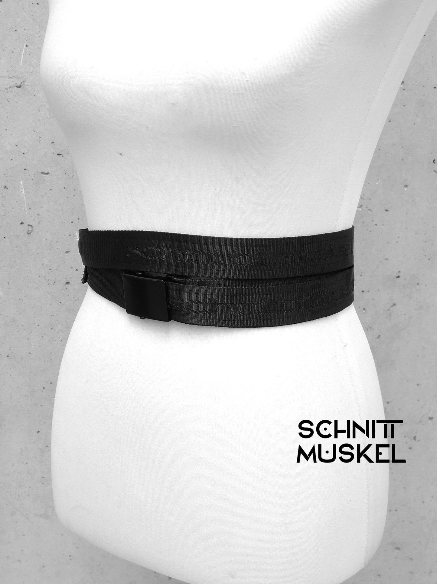 Gürtel, darkavantgarde, schnittmuskel Gürtel, schwarzer Gürtel, langer Gürtel, stufenlos verstellbarer Gürtel, Gürtel wie offwhite