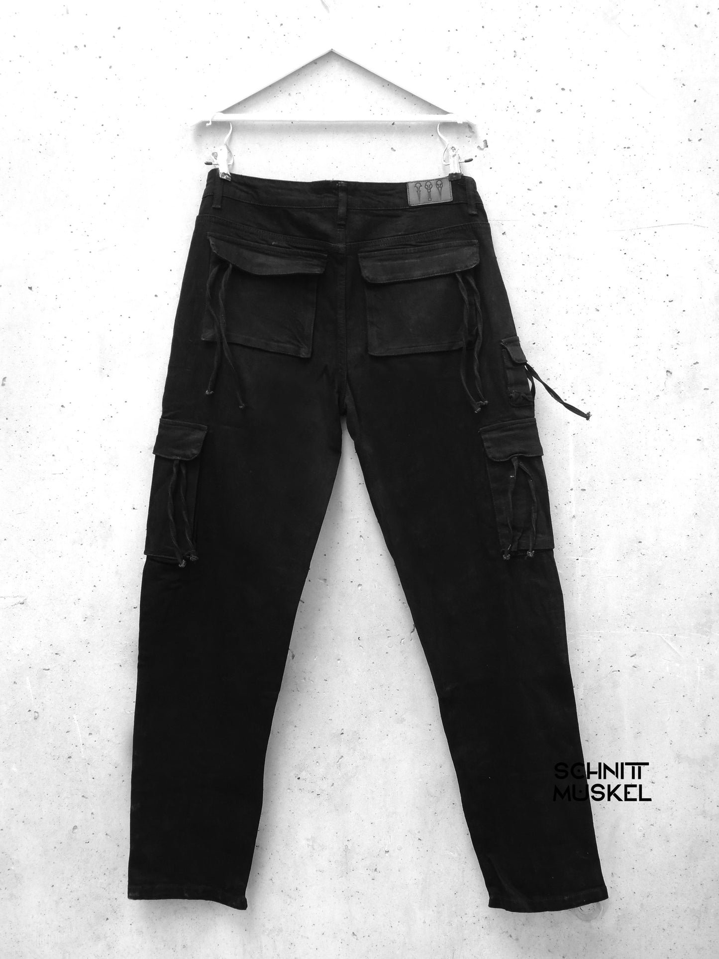 Gothicjeans, Gothichose, Multipocketjeans, darkwear, darkavantgarde Hose, dark, Gothicmode für Herren,