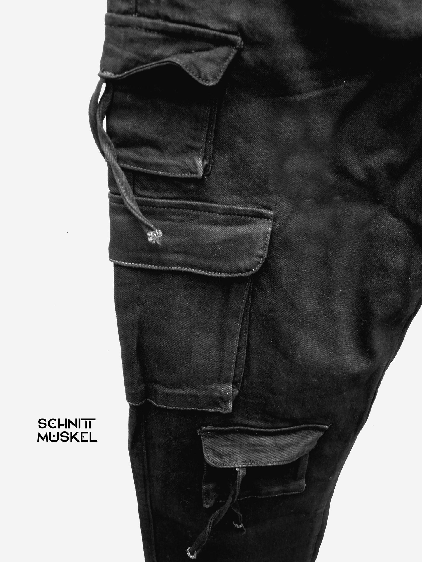Gothicjeans, Gothichose, Multipocketjeans, darkwear, darkavantgarde Hose, dark, Gothicmode für Herren,