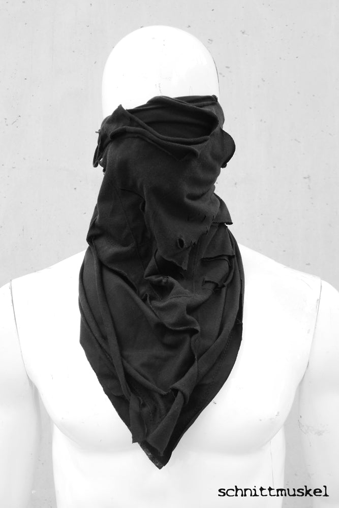 Ninjatuch, Mundschutz Tuch, Ninjaschal, Cowboytuch, Cowboyschal, Cowboytuch schwarz, Dreieckstuch, Gangstertuch, Gangsterschal