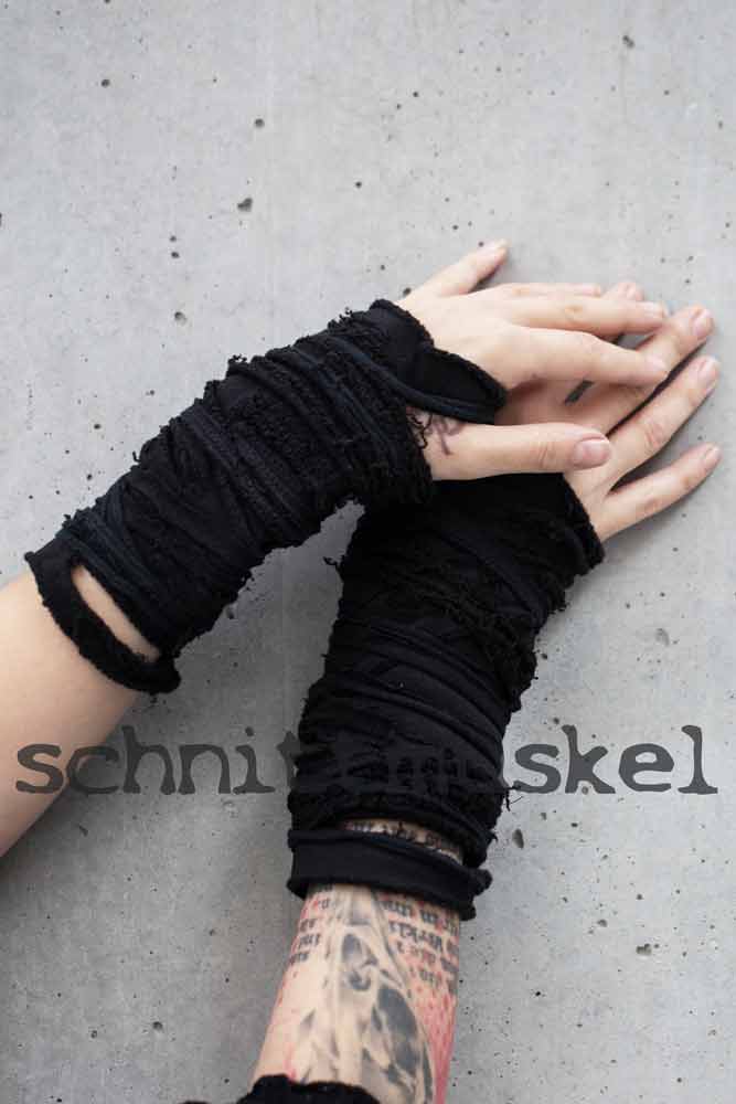 Armstulpen, Armstulpen destroyed, Armstulpen gothic, Armstulpen punk, Armstulpen schwarz