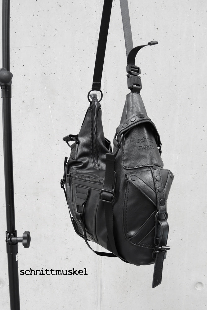 Harnesstasche, Harnessbag, tech wear Tasche, ninjatasche, Cybertasche, Gothictasche, dark avantgarde Tasche
