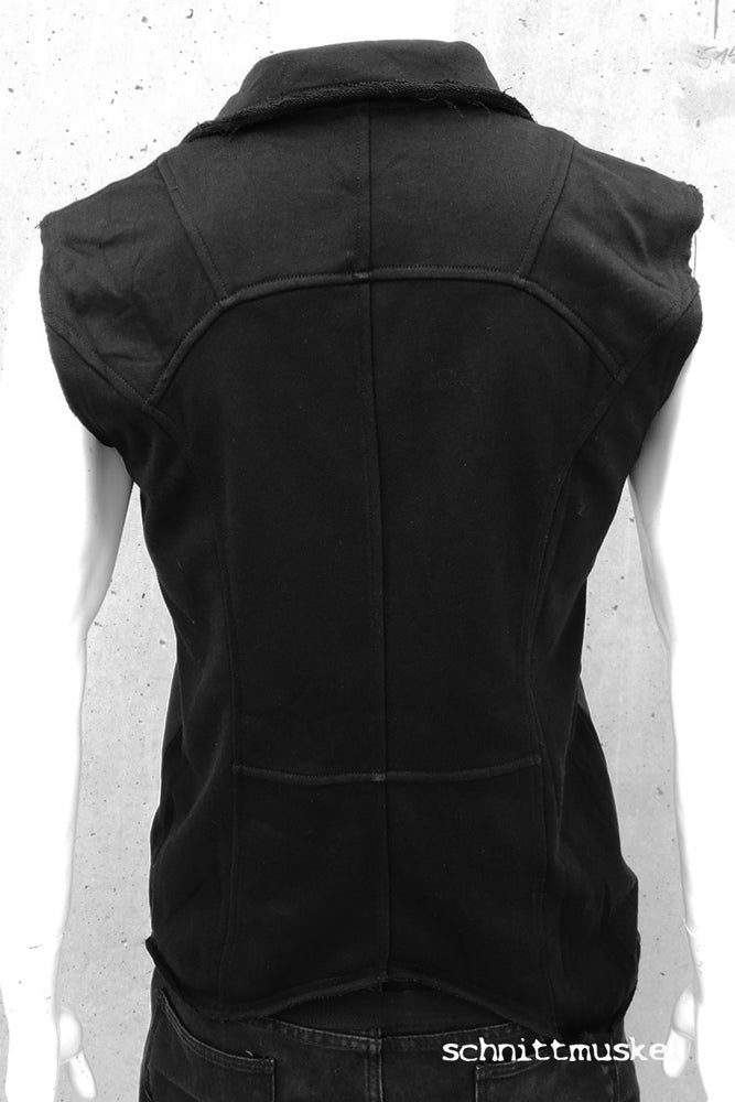 Weste, Weste asymmetrisch, Weste darkavantgarde, Weste Gothic, Weste streetsyle, Gothickleidung für Männer, darkavantgarde germany