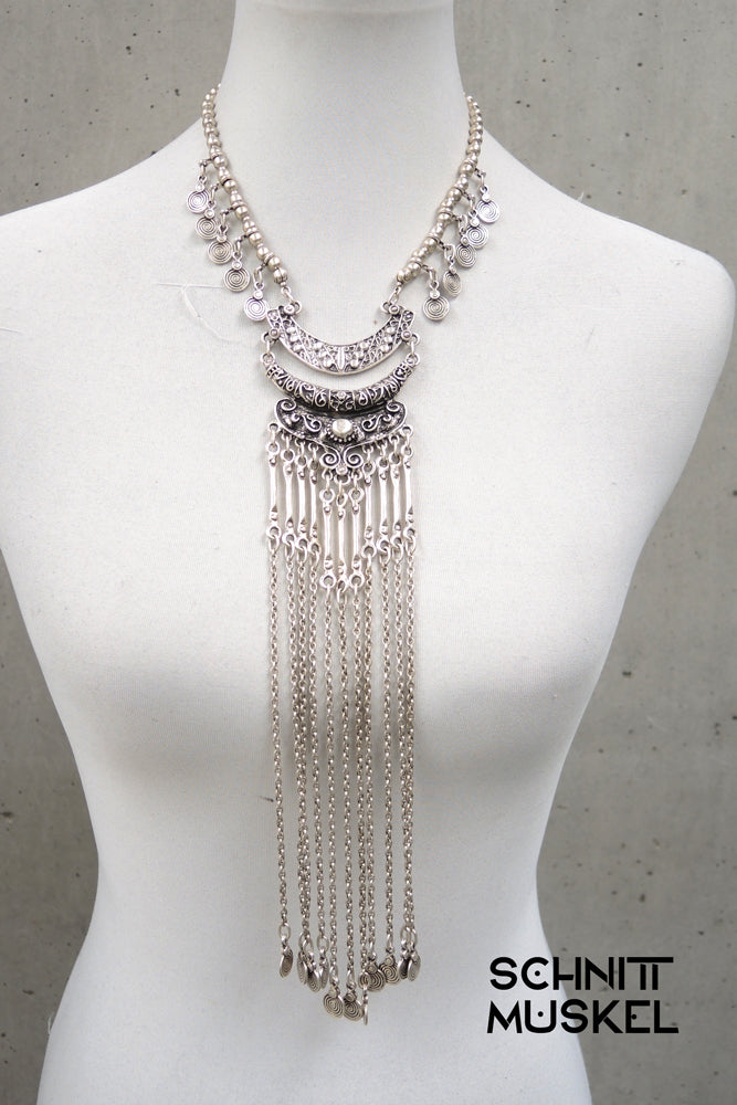 Tribalschmuck, Tribalhalskette, Tribalhalsschmuck, orientalischer Halsschmuck, Zigeunerschmuck