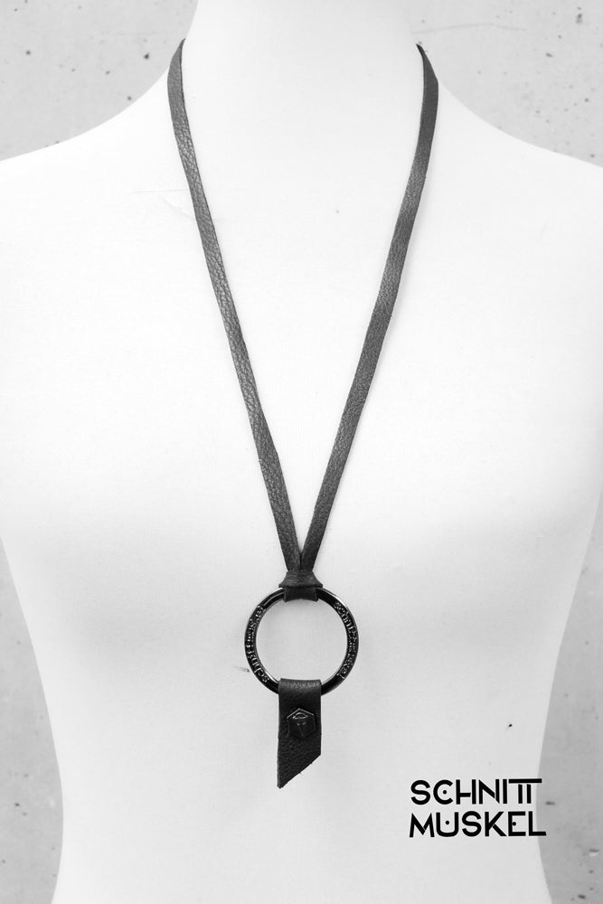 Ring Halsschmuck, schnittmuskelhalsschmuck, Darkavantgarde Schmuck, Darkavantgarde Halsschmuck, upcycling Schmuck