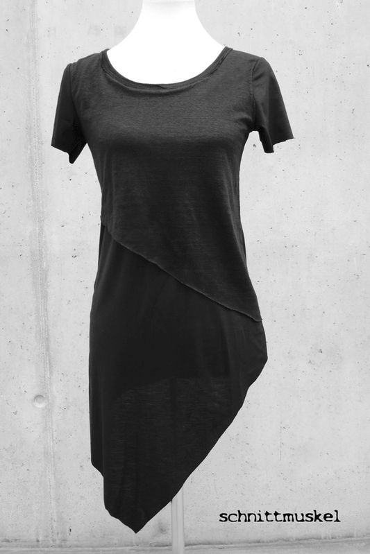 kurzarmshirt darkavantgarde, layering Style black, allblack T-Shirt, Gothic T-Shirt