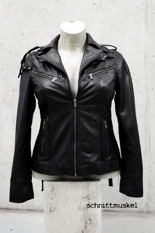 Harnessjacke, dark avantgarde, fetischjacke, Lederjacke Harness, exklusive Lederjacke, luxuslederjacke