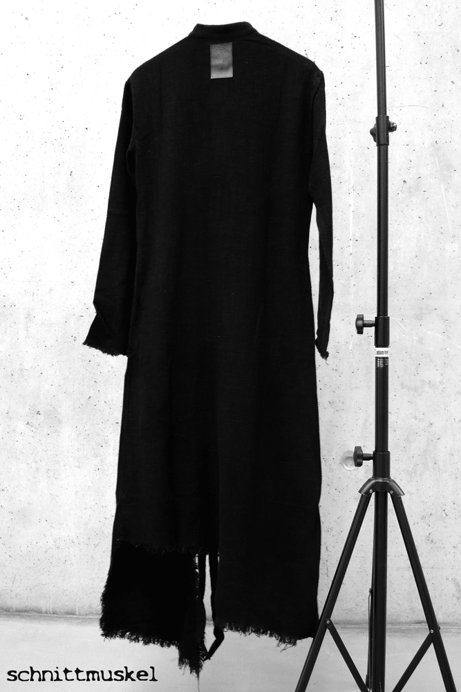 darkavantgarde, darkavantgarde Mode, Hemdmantel, langes Hemd, Hemdkleid, Gothichemd, Gothicmantel Stoff