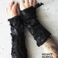 schwarze Armstulpen, darkavantgarde armwarmer, darkavantgarde Armstulpen, Gothic Armstulpen, darkcyber Armstulpen, darkcyber Kleidung, postapokalyptische Kleidung