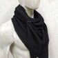 Dreieckschal, schwarzer Wollschal, Gothicschal, darkavantgarde Schal, Alpakaschal, 