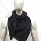Dreieckschal, schwarzer Wollschal, Gothicschal, darkavantgarde Schal, Alpakaschal, 