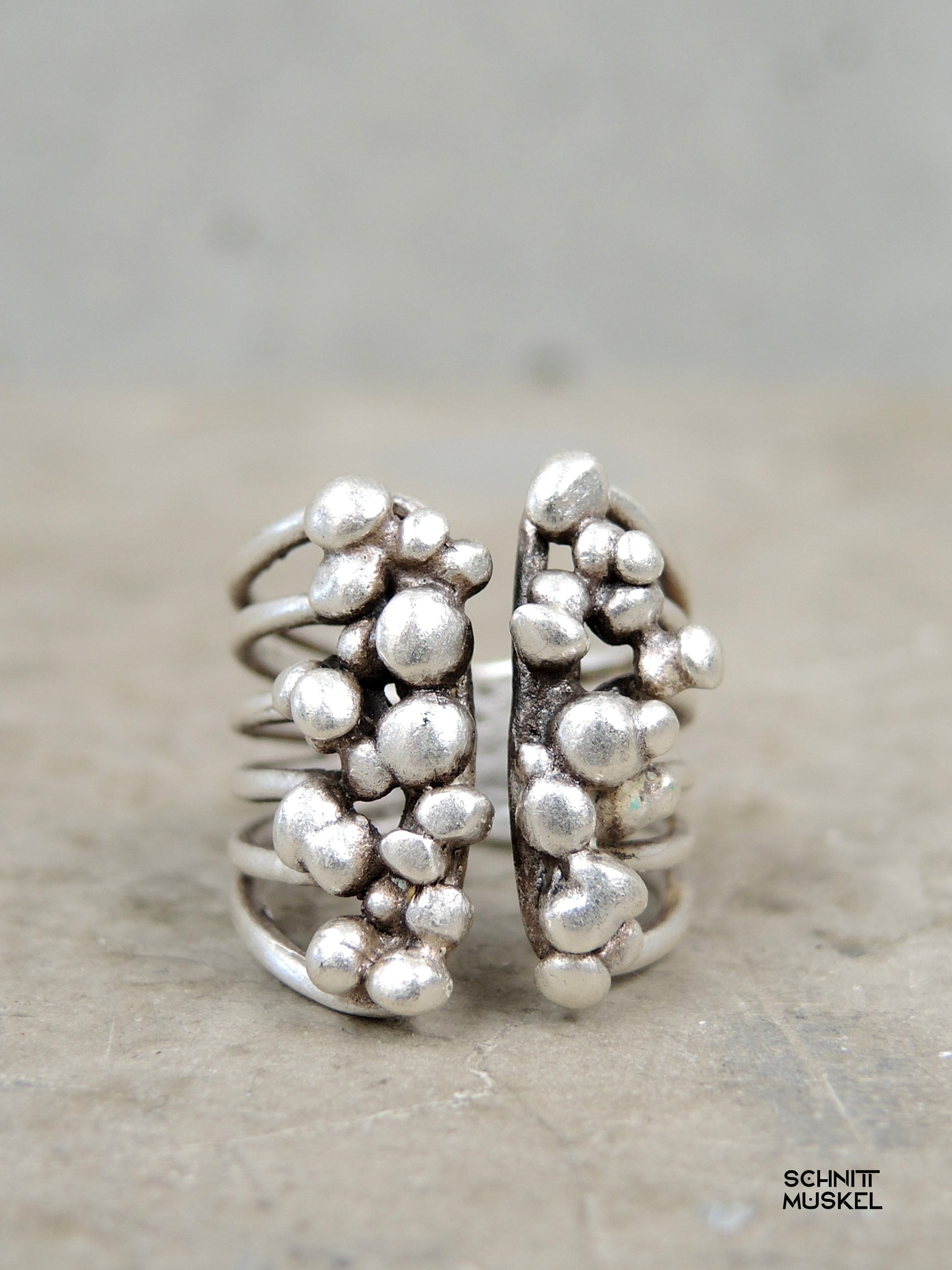 nicht allergener Schmuck, avantgarde Ring,