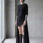 ultra cropped pullover, kurzer Pullover, asymmetrische darkavantgarde Pullover, Gothic Pullover