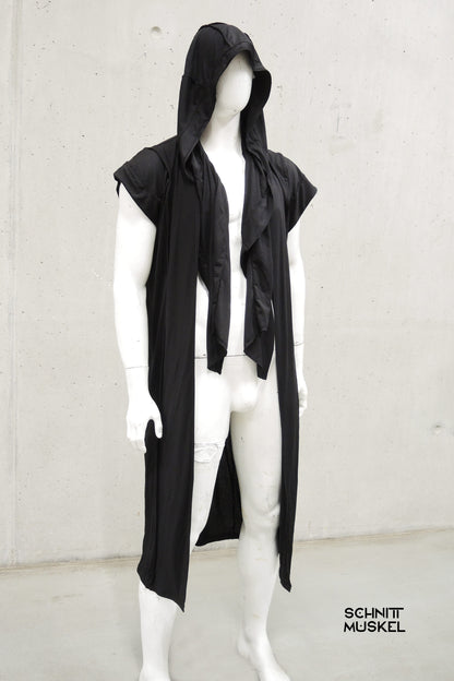 Dune Cardigan, Cardigan, Gothiccardigan, Festivalcardigan, darkcyberfashion, cyberfashion