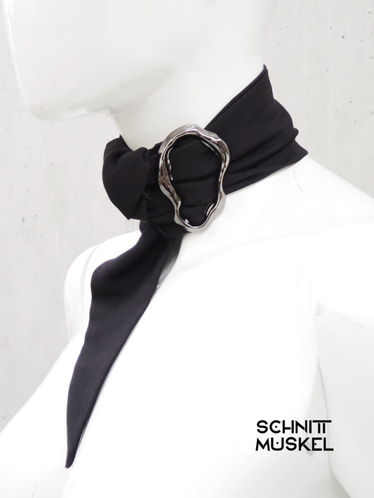Halsschmuck, Choker, Design Accessoire, Avantgarde Schmuck, Minimal Fashion, Statement Piece, Unisex Schmuck, Designer Halsband, Contemporary Jewelry, SCHNITTMUSKEL, Made in Germany
