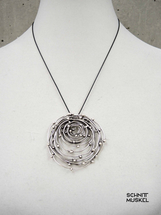 Dark avantgarde Anhänger, ZAMAK Schmuck, Gothic Schmuck, Orbitschmuck, Schmuck aus dem All