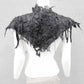 Gothic Cape, Gothic Kragen, postapokalyptische Mode, darkavantgarde Mode, Bandoutfit, 