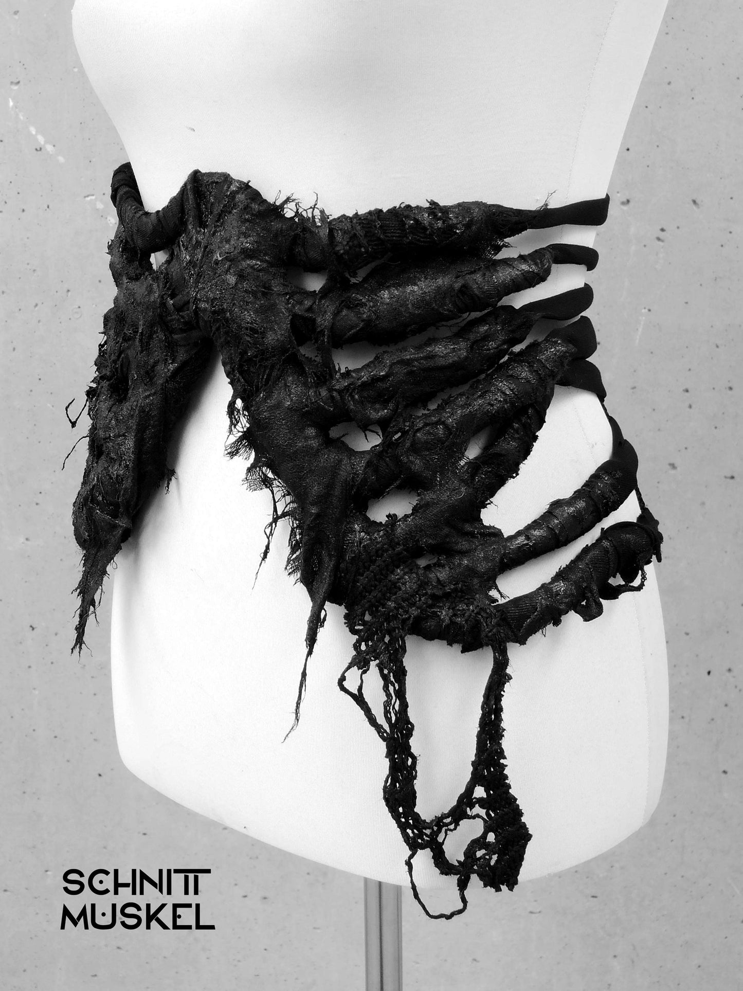 Rippenkorsett, ribcage Korsett,darkavantgarde, gothocmode, Gothickorsett, 