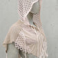 Dune Outfit, Dune Style, Burning Man Style, Wasteland Outfit, Wasteland Style, Mad Max Style, Netzcape, Cape, Darkcyberfashion, Futurefashion