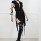 Gothickleid, darkavantgarde, Gothic Tunika, variables schwarzes Kleid