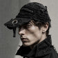 Gothicbaseballcap, darkwear, darkavantgarde, postapokalyptische Mütze, technostyle cap, Gothiccap, Gothicschiebermütze
