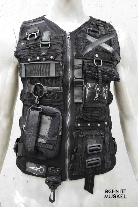 Combat Weste, Utility Weste, Cyberweste, Darkcyberweste, Gothicweste, Teknostyle, darkcyberfashion
