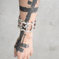 Darkavantgarde Armschmuck, SIlberplattierter Schmuck, Schmuck aus Silber und Kristall, Kristallschmuck, Leonardi Schmuck, 