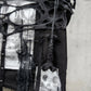 Unikattasche, Gothictasche, darkweartasche, darkwear, Gothicmode, Gothicaccessoire, Tasche mit Knochen, Punktasche, Custombag