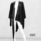Gothicponcho, Ponchoschal schwarz, darkavantgarde, darkwear, riesiger Schal, Gothicmode für Herren, Gothicmode Accessoire