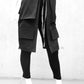 Cargoshorts, darkavantgarde Shorts, japanstyle pants, Ninjapants, Gothichose, darkavantgarde shorts, Cargohose, kurze Gothic Hose