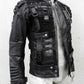 Unikatjacke, Unikat Lederjacke, Custom Lederjacke, Bikerjacke Unikat, postapokalyptische Jacke, Gothicjacke, darkwear, darkcyberfashion, Horrorfashion, Spookyfashion