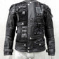 Unikatjacke, Unikat Lederjacke, Custom Lederjacke, Bikerjacke Unikat, postapokalyptische Jacke, Gothicjacke, darkwear, darkcyberfashion, Horrorfashion, Spookyfashion