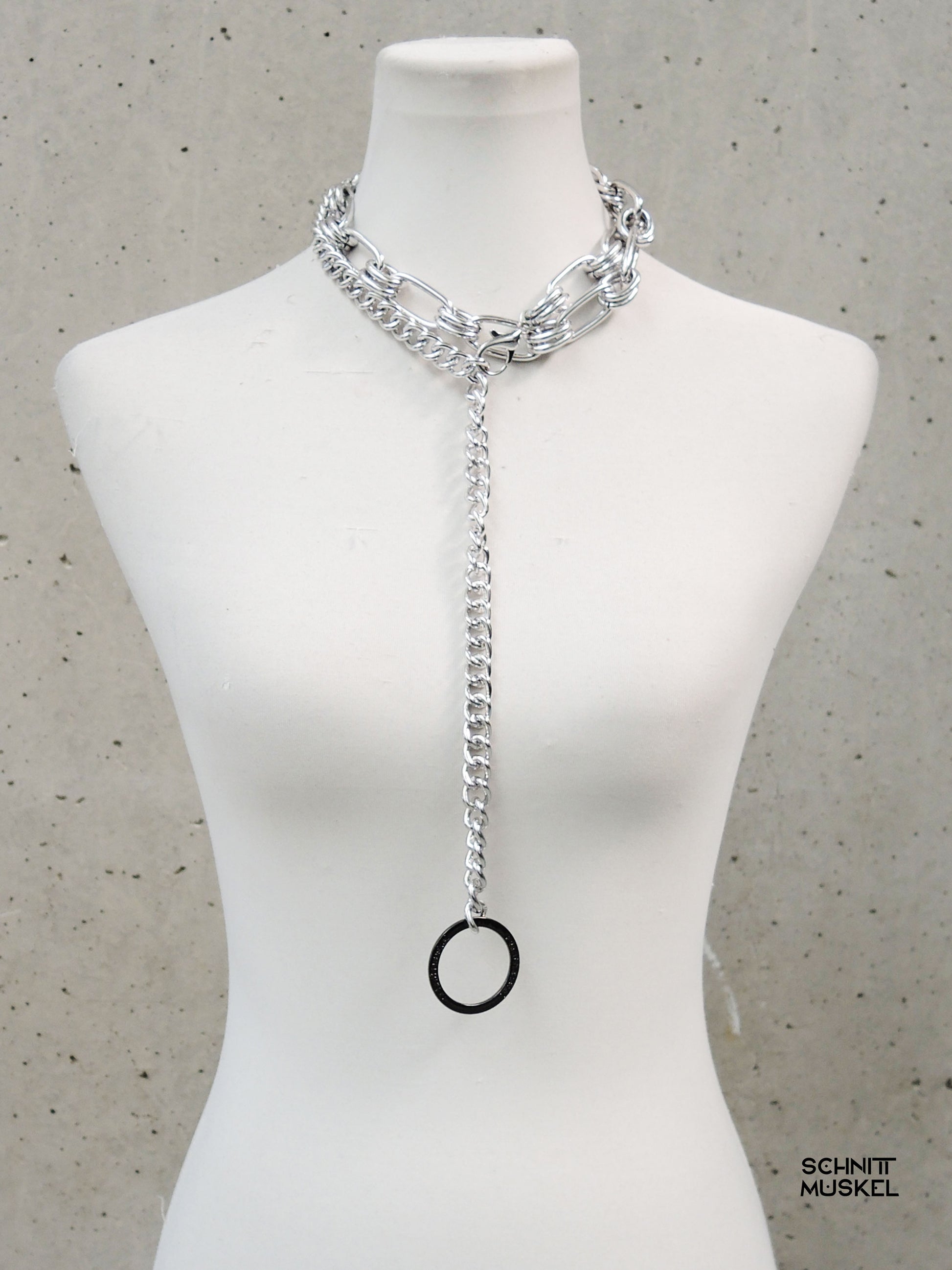 Hundekettehalsschmuck, Punkkette, Punkhalsschmuck, Gothicschmuck, darkwear
