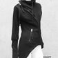 Kapuzenjacke asymmetrisch, Kapuzenjacke dark avantgarde, darkavantgarde fashion, Gothic Kapuzenjacke, Gothic Kapuzenhoodie, darkavantgarde hoodie